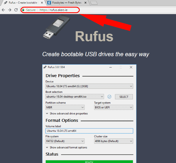create a bootable ubuntu usb drive, for windows, in os x